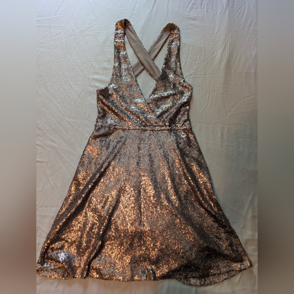 Tobi Elegant Sequin Evening Dress